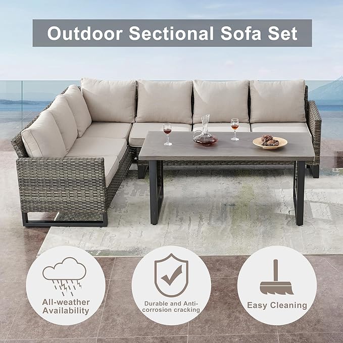Belord Patio Sectional Furniture Set - Image 4