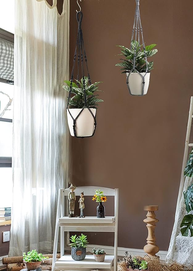 Macrame Plant Hanger Indoor Hanging - Image 2