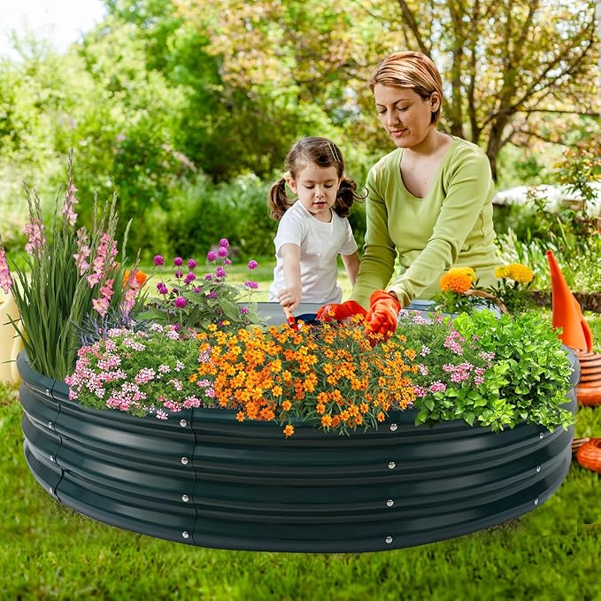 Galvanized Raised Garden Bed for Gardening - Image 3