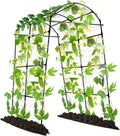 Lalahoni Garden Arch Trellis for Climbing Plants Outdoor, 7.8 Feet Tall Metal by Thereasonyoulovegardening