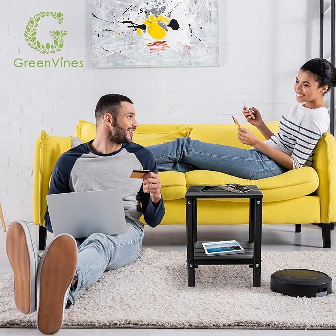 GREENVINES Outdoor Rocking Chair Set | 3-Piece | 2 Rocking Chairs - Image 8