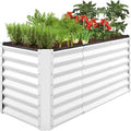 Best Choice Products 4x2x2ft Outdoor Metal Raised Garden Bed, Deep Root Box by BestChoiceProducts