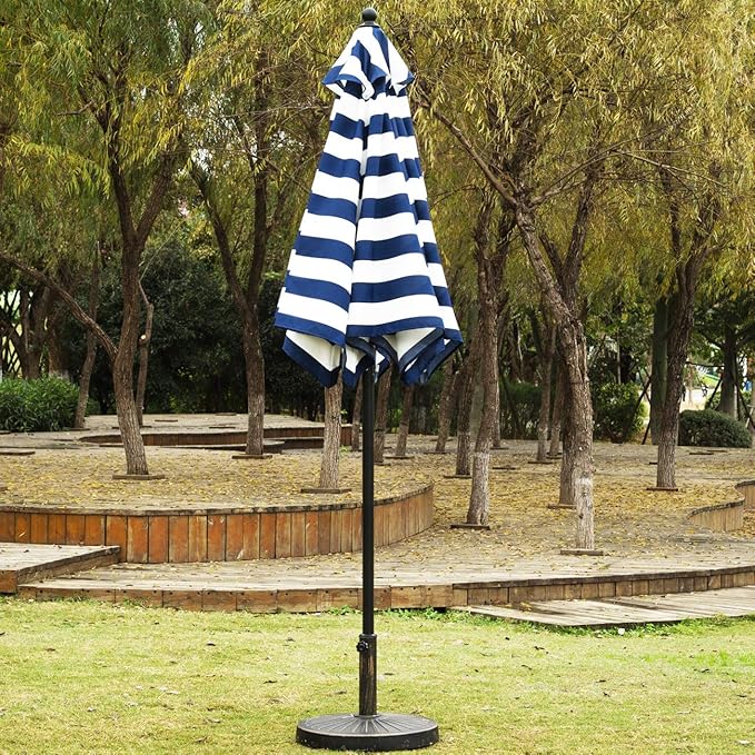 Sunnyglade 9' Patio Umbrella Outdoor Table Umbrella - Image 3