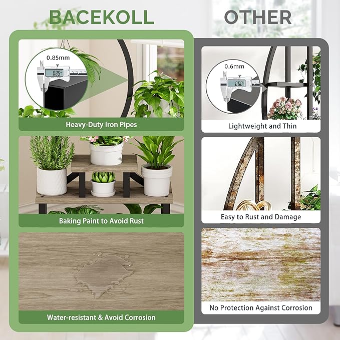 Plant Stand Indoor with Grow Lights - Image 9