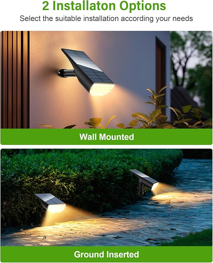 Solar SpotLights Outdoor Waterproof, Solar Lights Outdoor IP65 Waterproof - Image 6