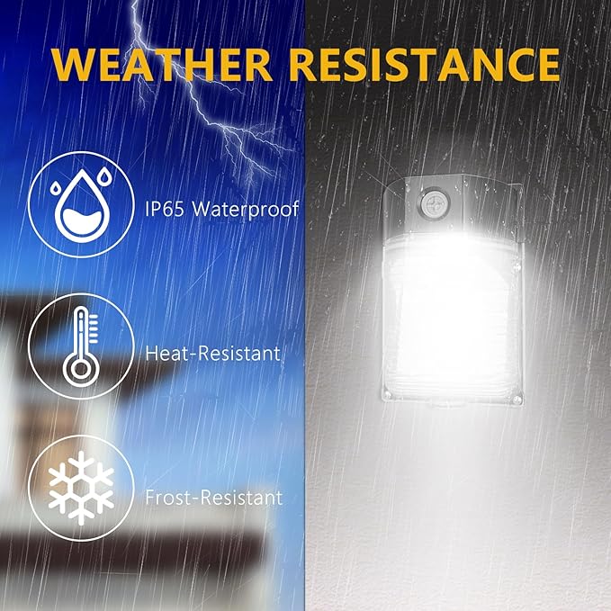 30W LED Wall Pack Light, 5000K Daylight, 120Vac Led Porch Lights, IP65 - Image 4