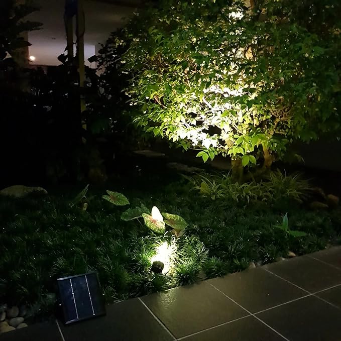 Legacy Mini 50X Twin Solar-Powered Spot Lights LED Spotlight Flag Pole Light - Image 8