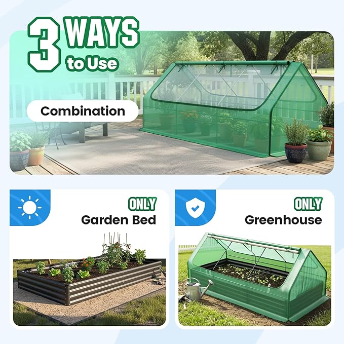 Quictent Raised Garden Bed Galvanized Raised Beds - Image 3