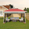 Canopy Tent 12x12 ft, Pop Up Gazebo One-Push Setup by GarveeLife