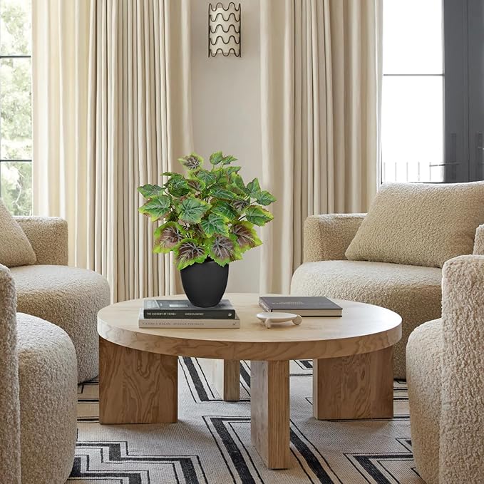 14.5" Artificial Plants Indoor Home Decor, Fake Potted Silk Plants - Image 3