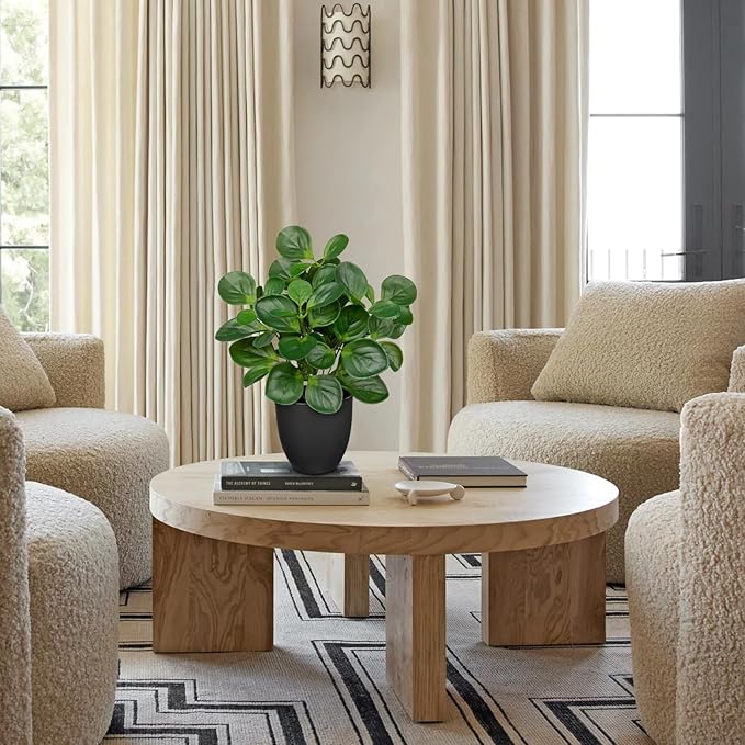 14.5" Artificial Plants Indoor Home Decor, Fake Potted Silk Plants - Image 4