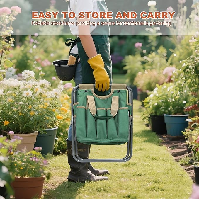 MDSTOP Folding Gardening Stool - Image 6