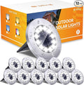 Biling Solar Outdoor Lights 12 Pack, Bright 12 LEDs Solar Ground Lights by biling