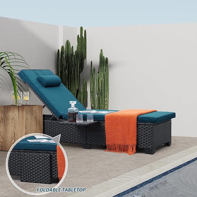 WAROOM Outdoor Chaise Lounge Chairs - Image 3