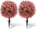 Artificial Topiary Bushes for Outdoors by FAJUNZH