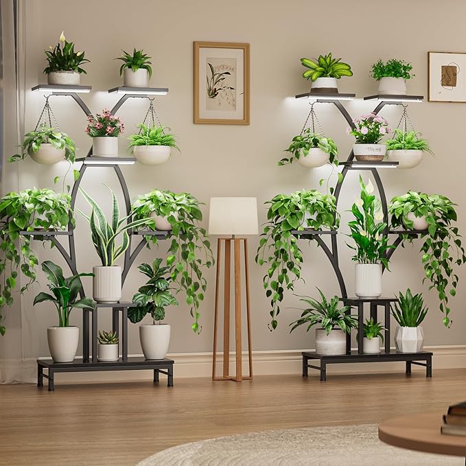 Plant Stand Indoor with Grow Lights - Image 9