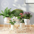 Plant Stand, 5 Pack Heavy Duty Flower Pot Stands, Metal Decoration Racks by Furshus