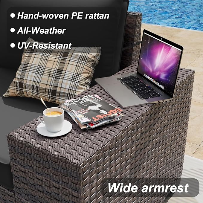 ALAULM 7 Pieces Patio Furniture Set - Image 2