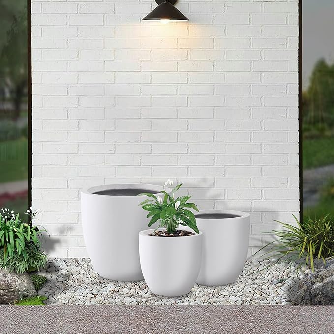 Kante 18", Outdoor Indoor Large Planter Pots - Image 5