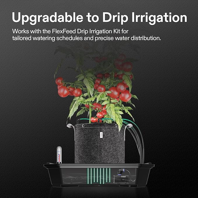 VIVOSUN 4-Pack FlexFeed Self-Watering Pots, Auto Irrigation Fabric Pot Base - Image 8