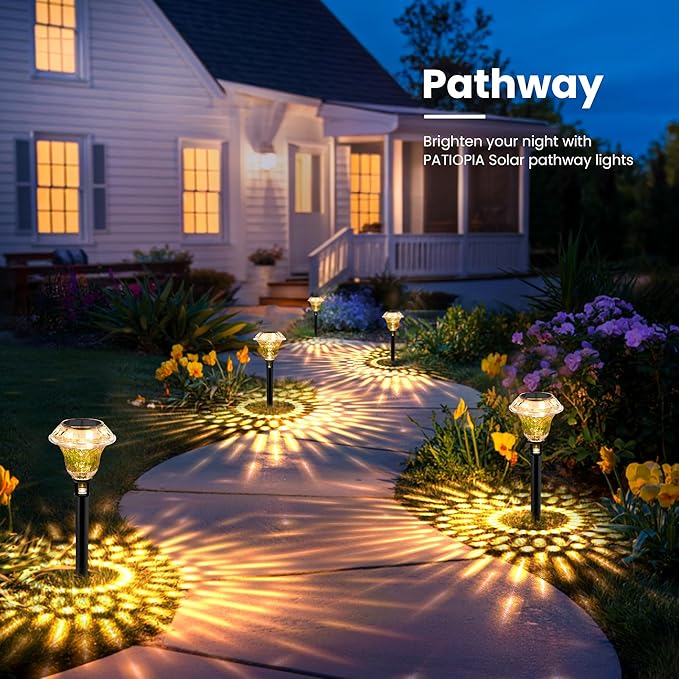Solar Pathway Lights Garden Decor - Image 7