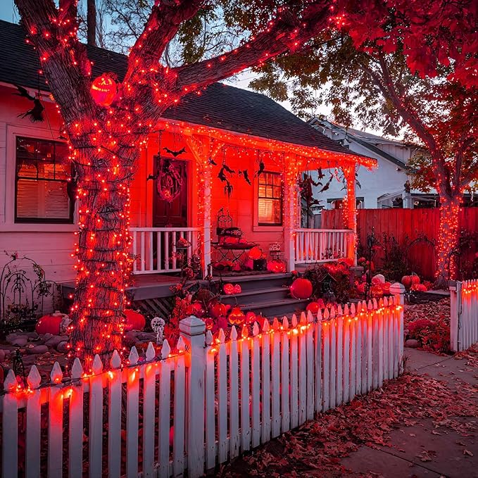 Nisocy 200 LED Red String Lights - Image 7
