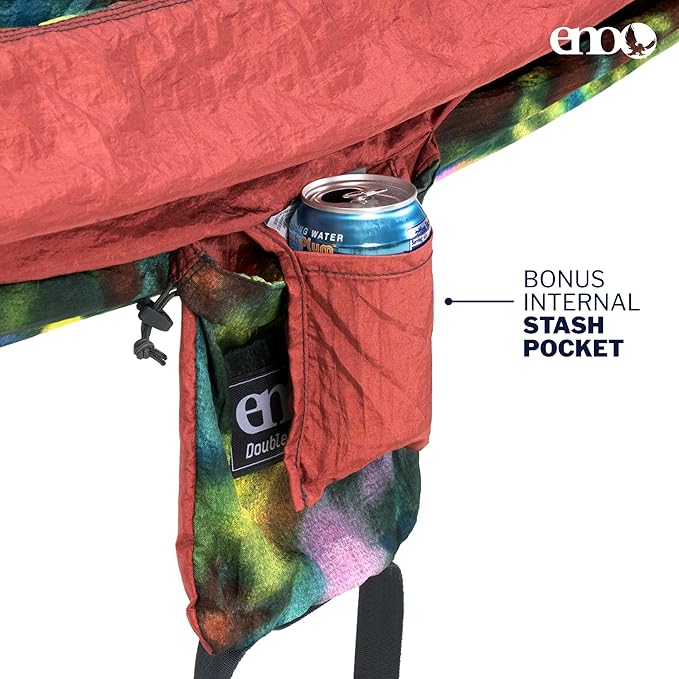ENO, Eagles Nest Outfitters DoubleNest Lightweight Camping Hammock, 1 to 2 - Image 3