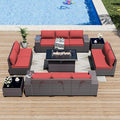 ALAULM 13 Pieces Outdoor Patio Furniture Set by ALAULM