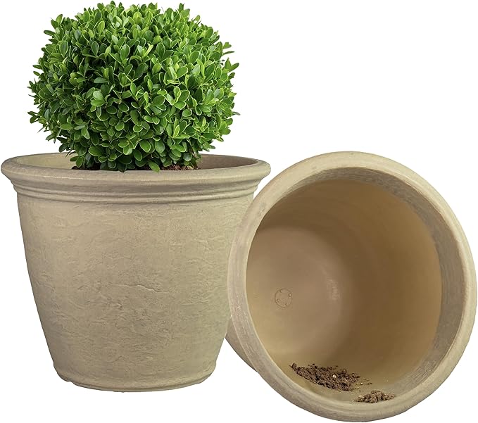 Sunnydaze 20-Inch Anjelica Large Plastic Pot by SunnydazeDecor