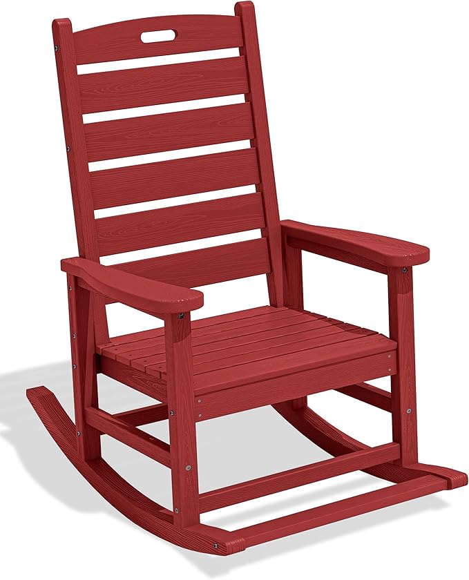 SERWALL Outdoor Rocking Chair, Oversized Rocking Chair by SERWALL