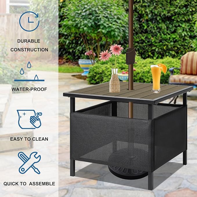 LZRS Adirondack Square Outdoor Side Table - Image 6