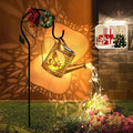 Solar Lights Outdoor Garden Decor Solar Watering Can by QOCNAM