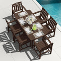 HDPE Outdoor Patio Dining Set by Suunyn