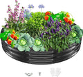 Durable Round Galvanized Steel Raised Garden Bed by zbzbml