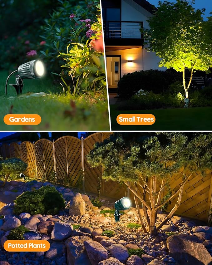 12V24V Low Voltage Landscape Lights Outdoor, 6000K White LED Landscape Lights - Image 7