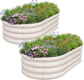 1MORE Galvanized Raised Garden Bed- Planter Garden Boxes Outdoor, Raised Beds by 1MORE