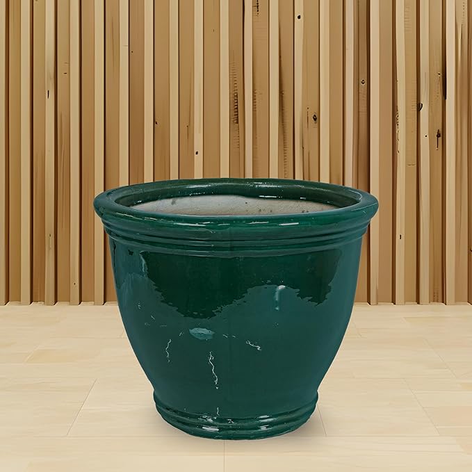 Sunnydaze Large Ceramic Plant Pot - Image 9