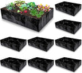 Woanger 8 Pcs 35 Gallon Fabric Raised Garden Bed Garden Bags to Grow Vegetables by Woanger