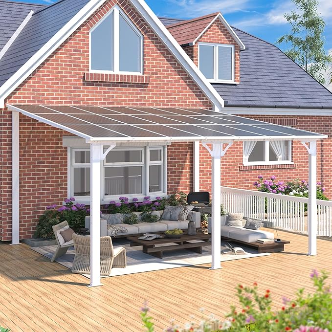 AECOJOY 14' x 12' Gazebo Outdoor Pergola - Image 4