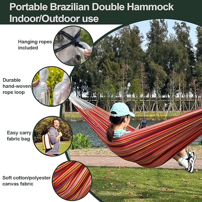 JoyView Brazilian Double Hammock - Image 4