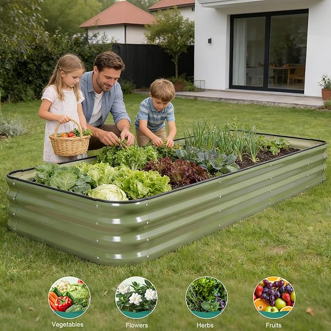 5 in 1Galvanized Raised Garden Bed - Image 8