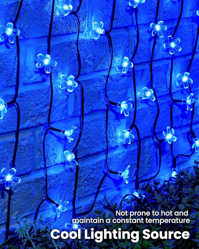 Brightown 60 LED Solar Flower String Lights - Image 6