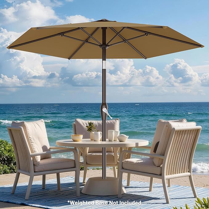 AreShark 7.5FT Patio Umbrella Table Market Umbrella - Image 6