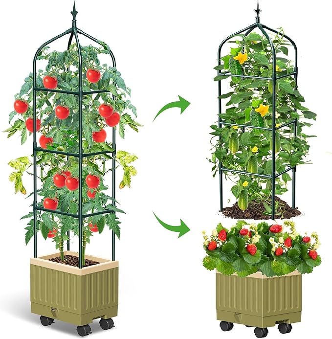 Raised Garden Bed Planter Box by GrowYourGreenParadise