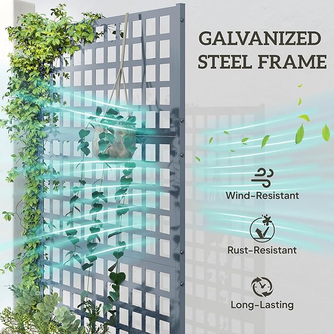 Outsunny Galvanized Raised Garden Bed - Image 3