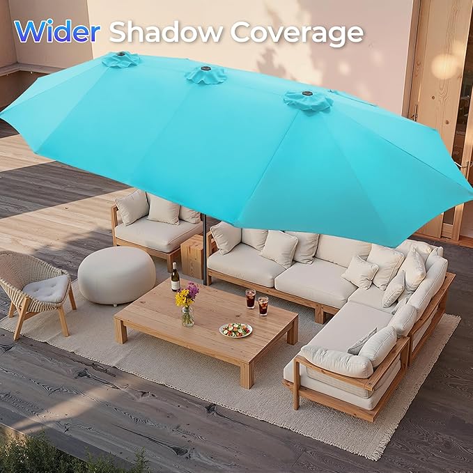 SUPERJARE 15FT Outdoor Umbrella - Image 4