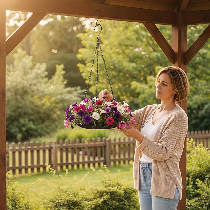 Hanging Planter for Indoor Outdoor, Plant Hanger, Hanging Plant Holder - Image 3
