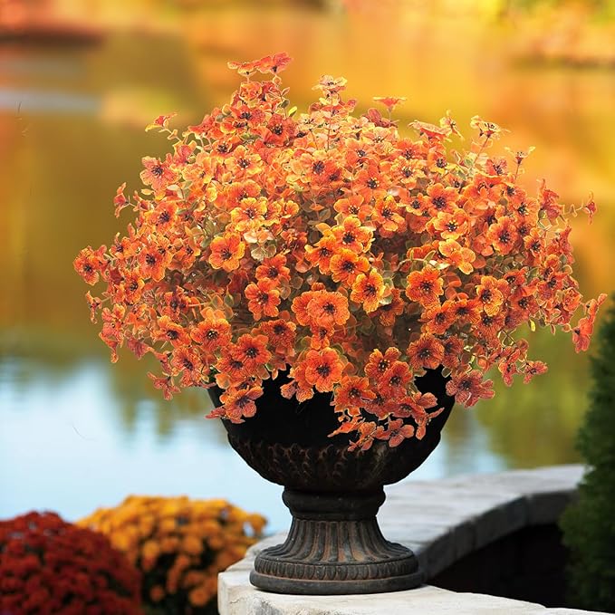 16 Bundles Artificial Fall Flowers - Image 3
