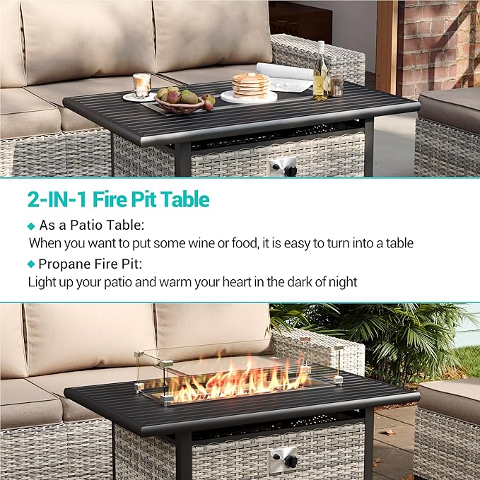 7-Piece Outdoor Patio Furniture Set - Image 5