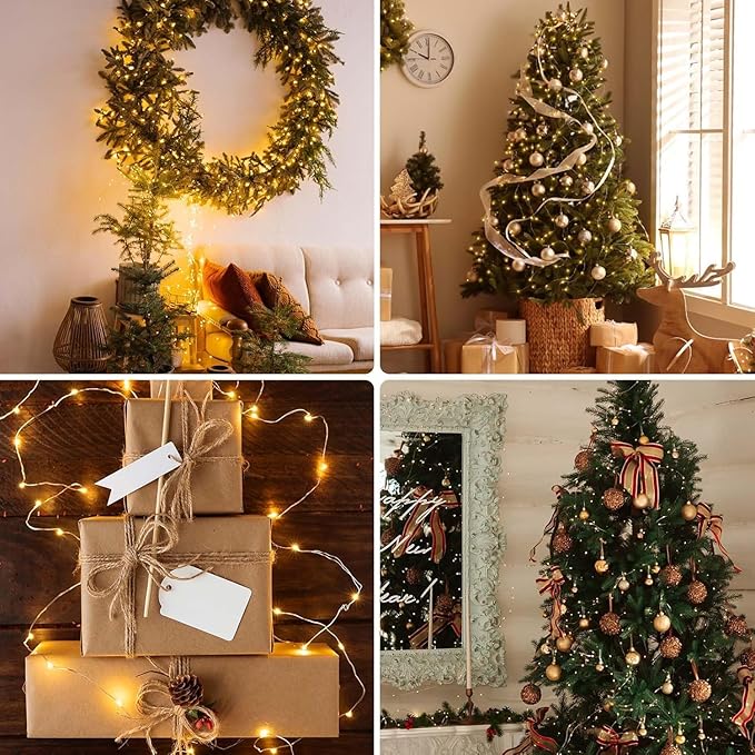 2Pack Each 33Ft 100 LED Fairy Lights Plug in - Image 9